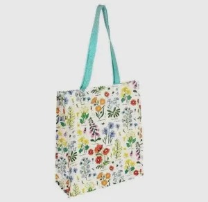 WILDFLOWERS RECYCLED SHOPPING BAG