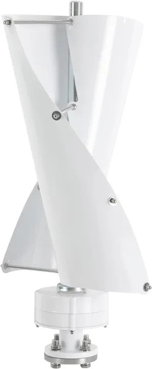 Wind Turbine, 500W 42.65ft/s Vertical Axis Wind Turbine Generator Home Windmill Kit Hybrid Wind System with Controller for Home, Business, Industrial Energy Supply (500W 12V White)