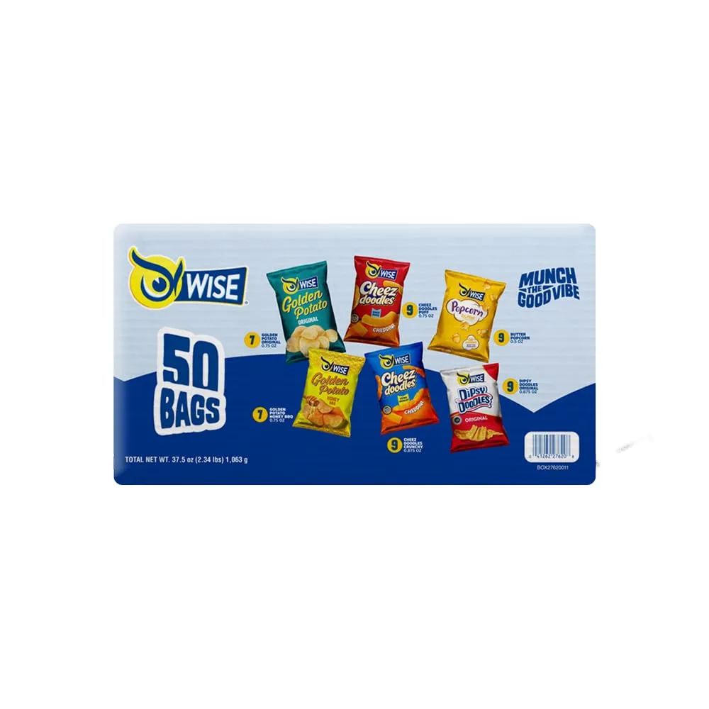Wise Snacks. Grab & Snack 50 Variety Packs