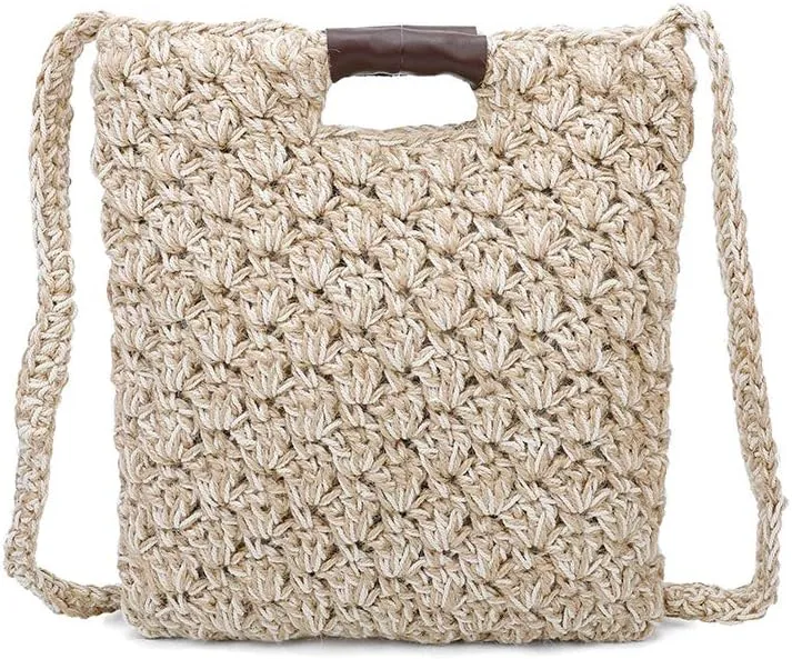 Women Fashion Linen Handbags Shoulder Bag Crossbody Bag