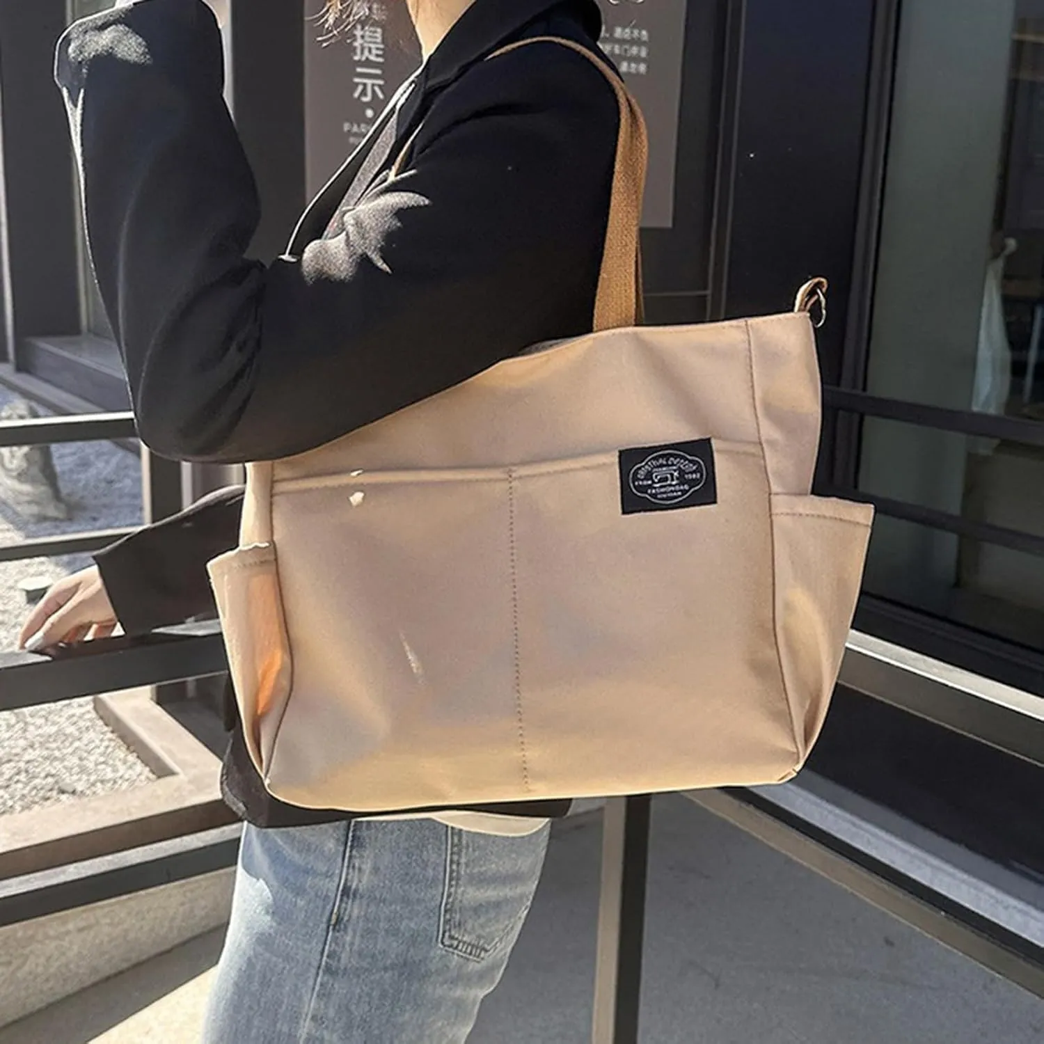Women water proof Messenger Bags Nylon Solid Tote bag Preppy Style Crossbody Bags With Zipper