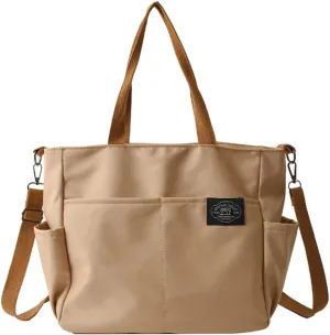 Women water proof Messenger Bags Nylon Solid Tote bag Preppy Style Crossbody Bags With Zipper