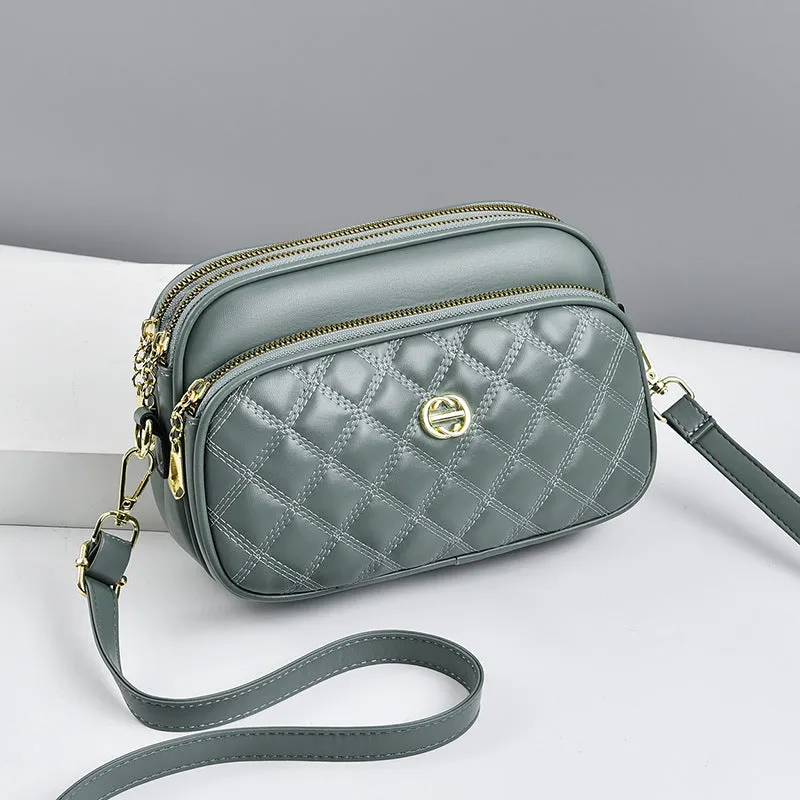 Women's Autumn Fashion Pouches Trendy Rhombus Crossbody Bags