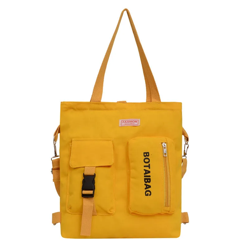 Women's Canvas Versatile Large Capacity Portable Crossbody Bags