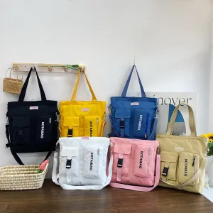 Women's Canvas Versatile Large Capacity Portable Crossbody Bags