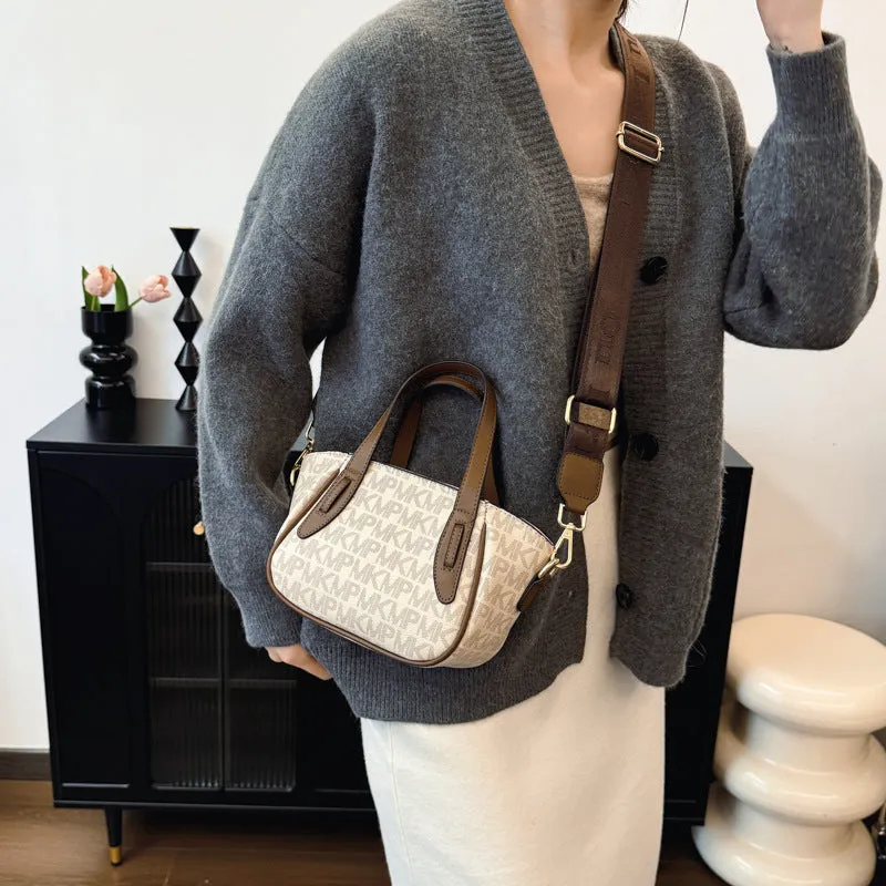 Women's Charming Cool French Retro Printed Shoulder Bags