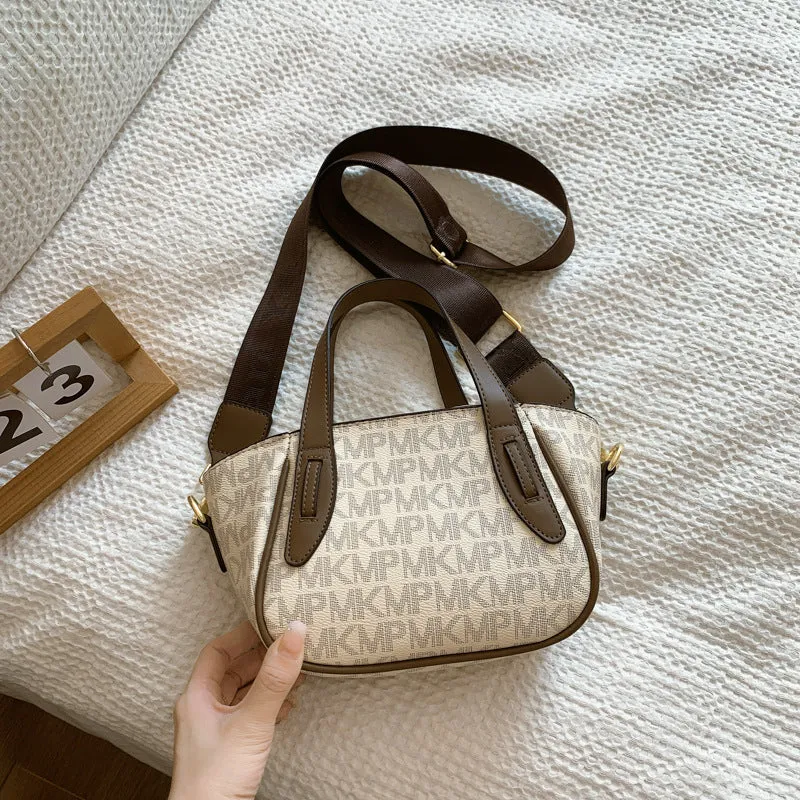Women's Charming Cool French Retro Printed Shoulder Bags