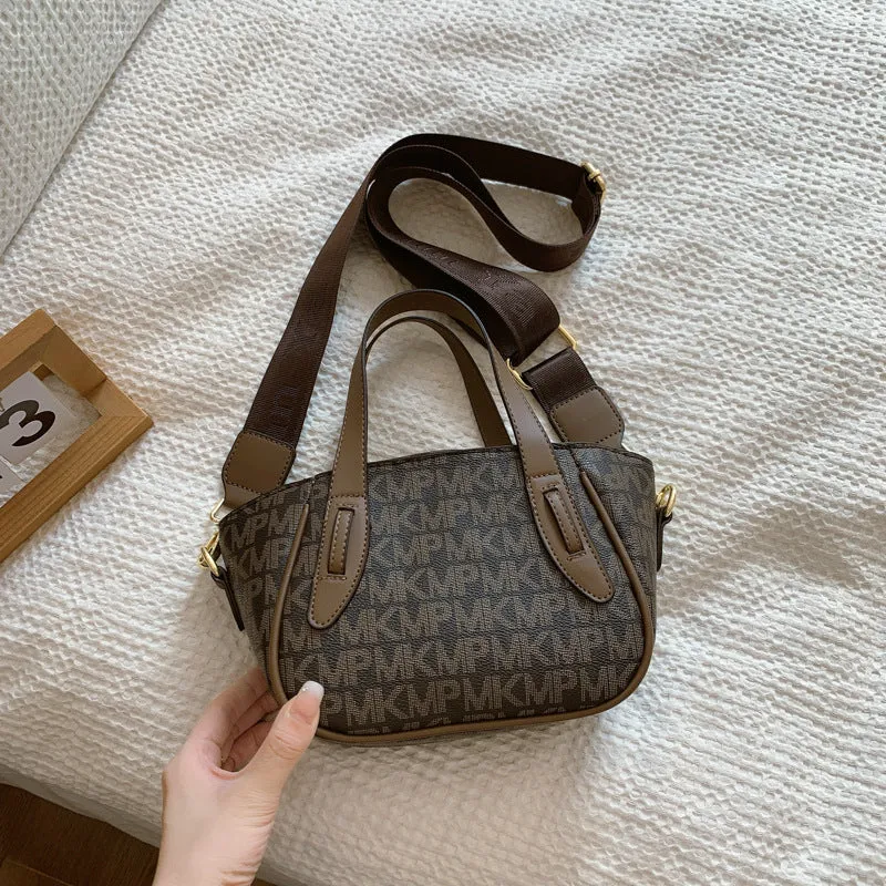 Women's Charming Cool French Retro Printed Shoulder Bags