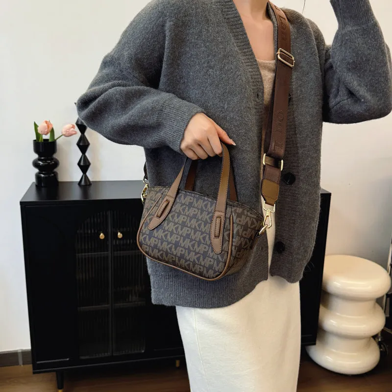 Women's Charming Cool French Retro Printed Shoulder Bags