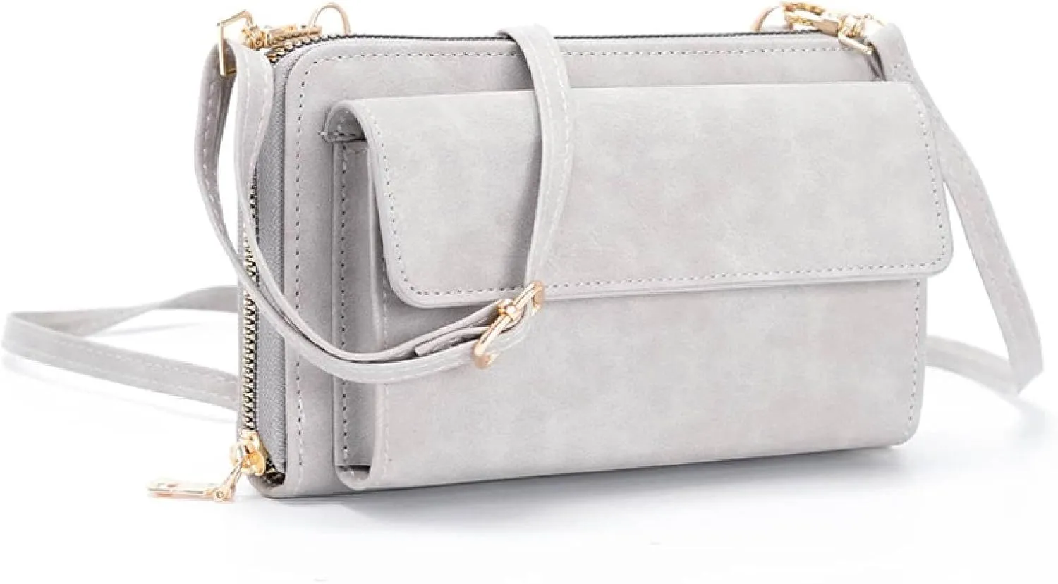 Women's crossbody bag, large capacity wallet, versatile zipper, phone bag
