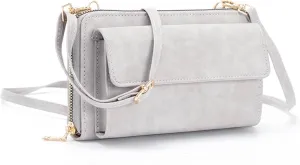 Women's crossbody bag, large capacity wallet, versatile zipper, phone bag