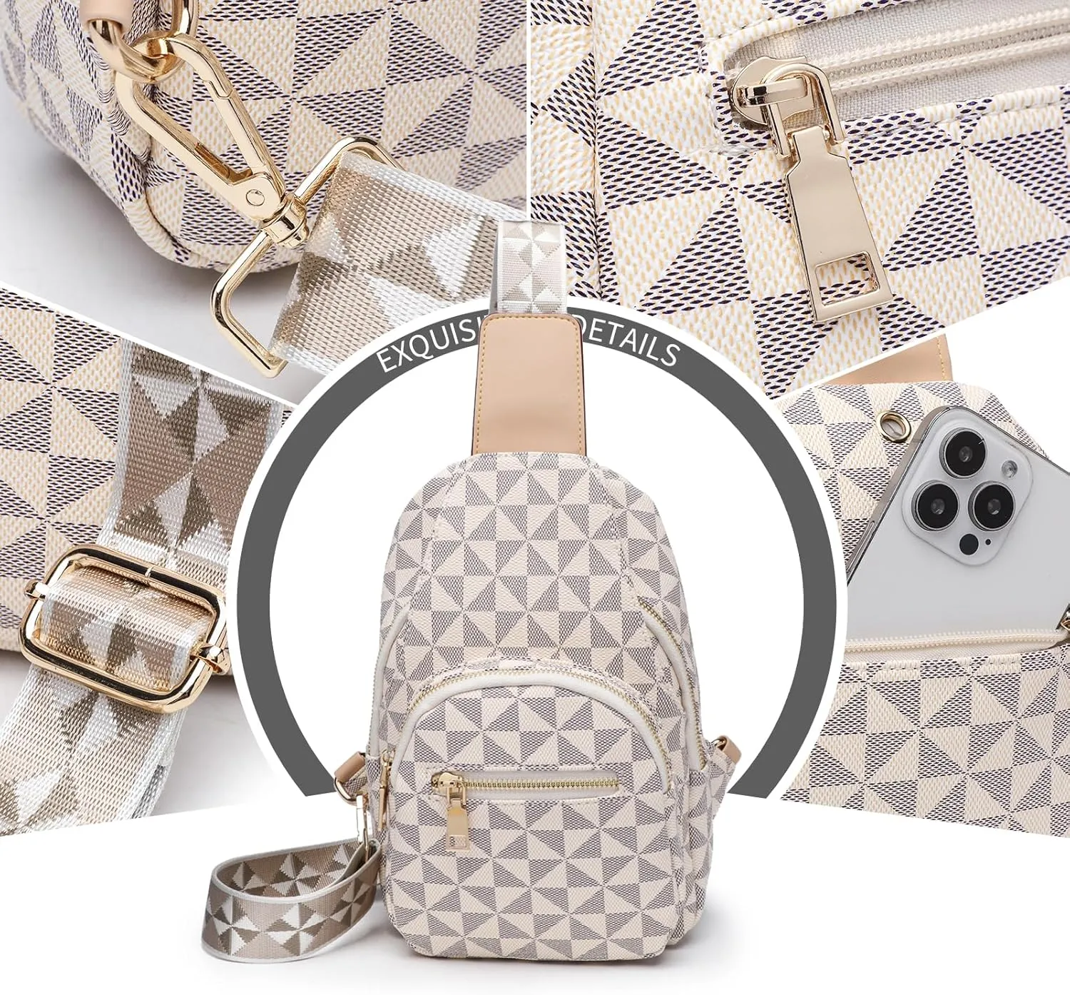 Women's Crossbody Bag, Travel Chest Bag, Durable Single Shoulder Handbag, Sling Crossbody Bag