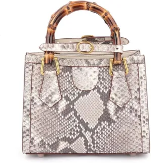 Women's Designer Handbag Genuine Snakeskin Handbag Crossbody Shoulder Bag