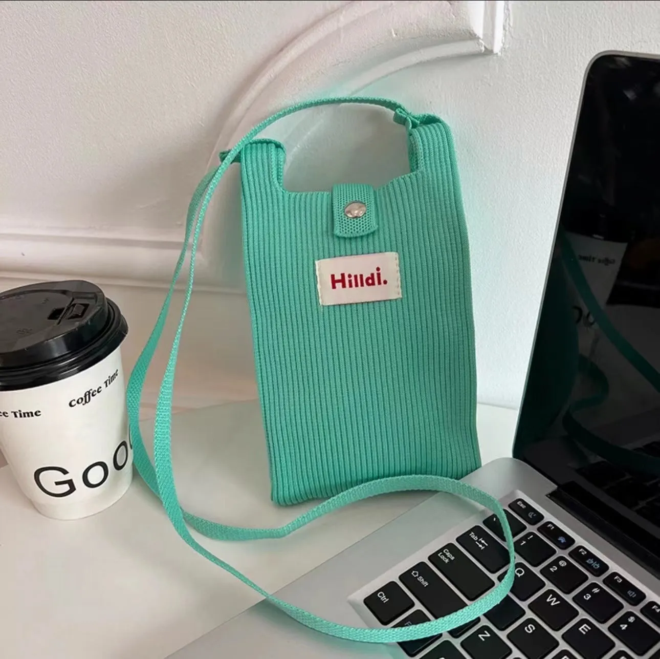 Women's Dopamine Mini Fashionable Simple Solid Color Crossbody Bags