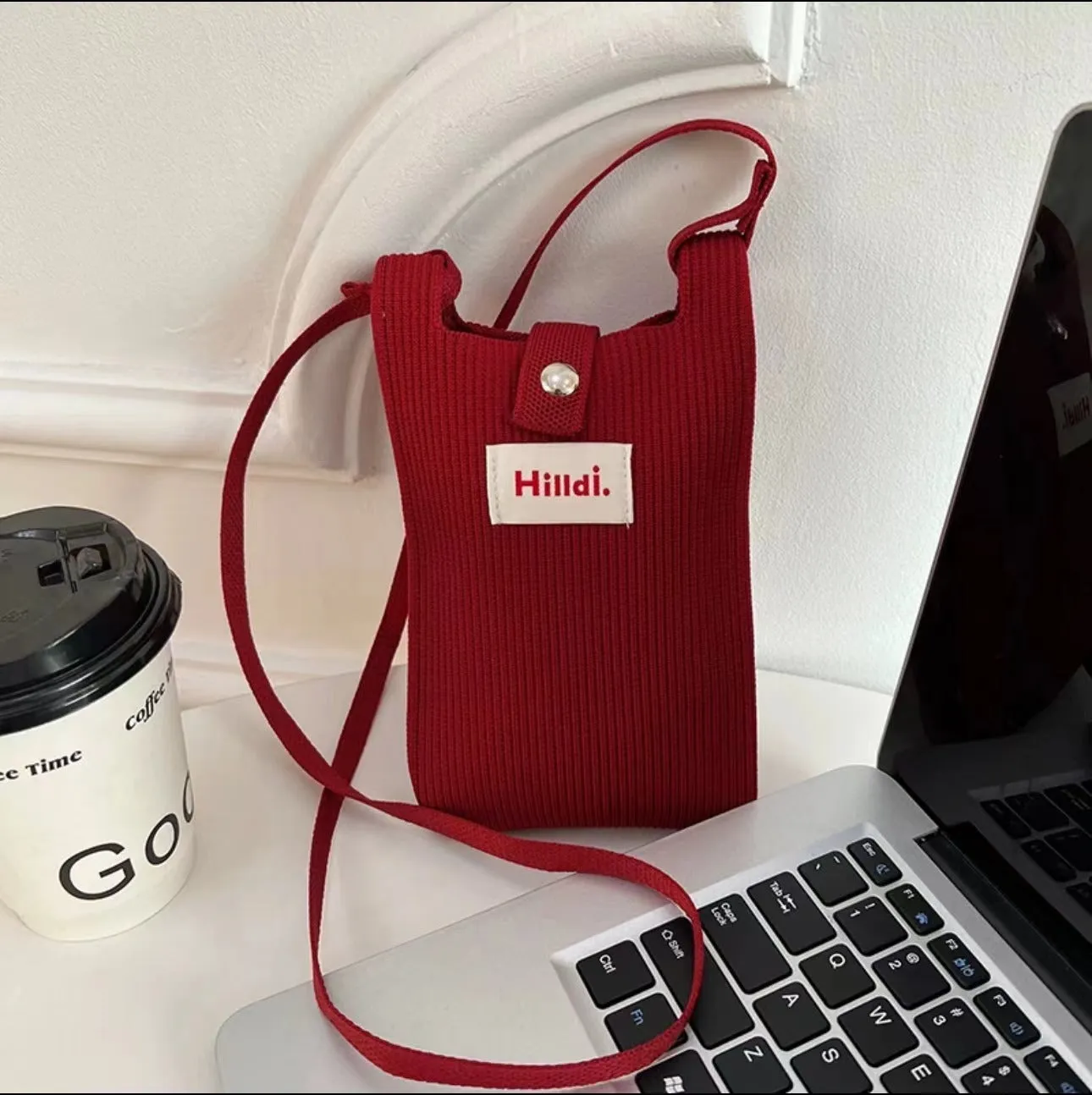 Women's Dopamine Mini Fashionable Simple Solid Color Crossbody Bags