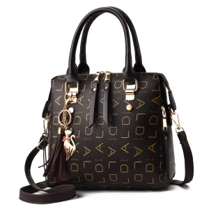 Women's Fashion Big Simple Mother Style Shoulder Bags