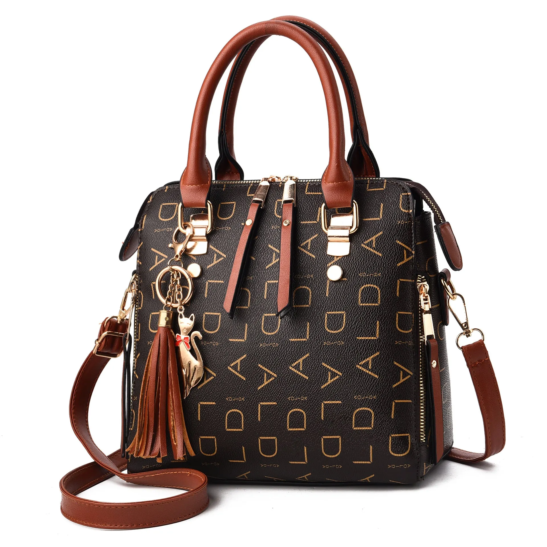 Women's Fashion Big Simple Mother Style Shoulder Bags