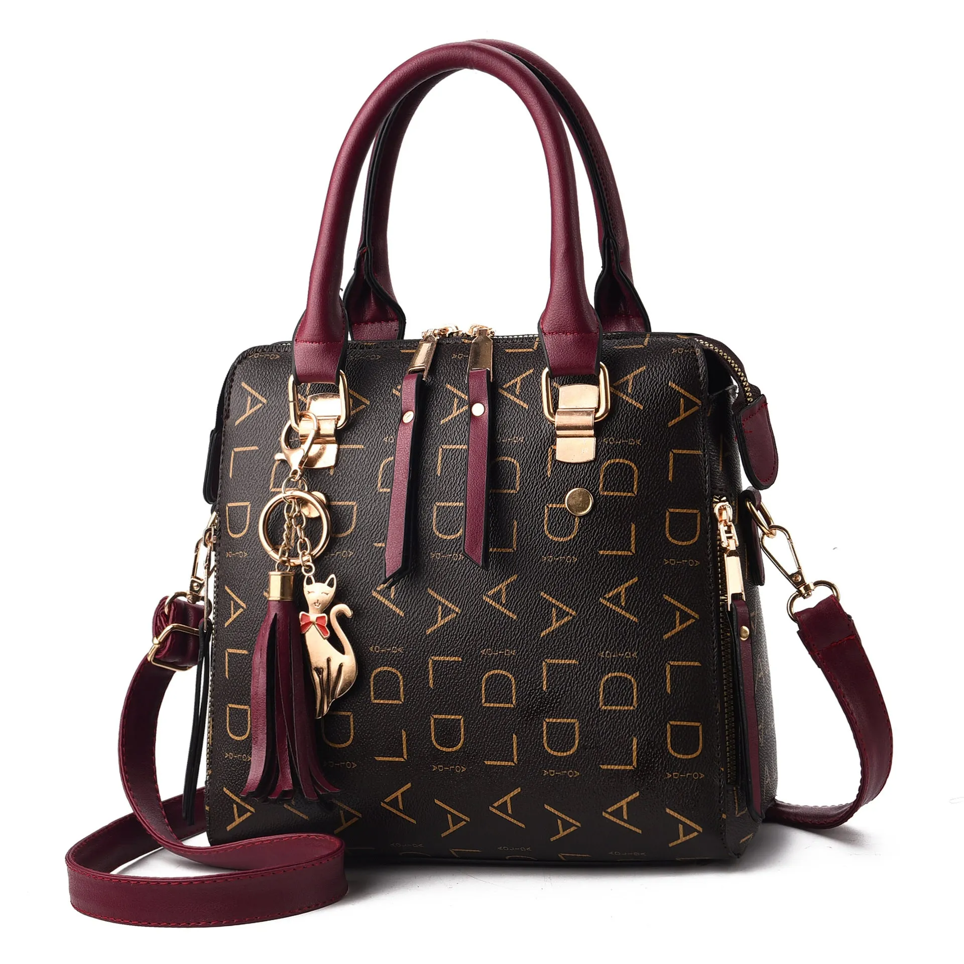 Women's Fashion Big Simple Mother Style Shoulder Bags