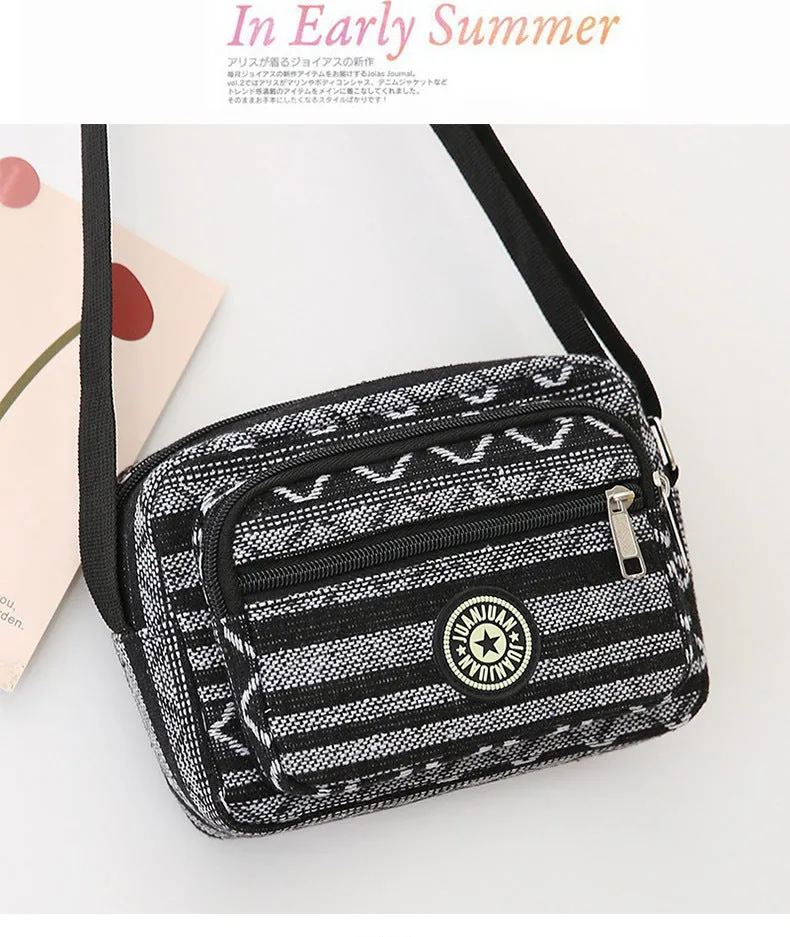 Women's Fashion Canvas Ethnic Style Large Capacity Shoulder Bags