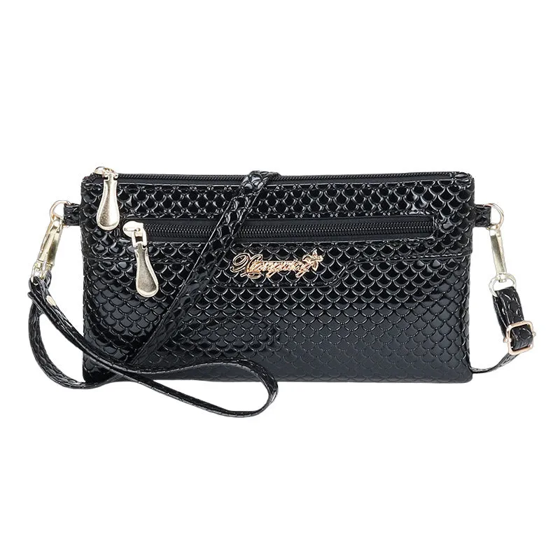 Women's Fashion Clutch Pouch Simple Mobile Shoulder Bags
