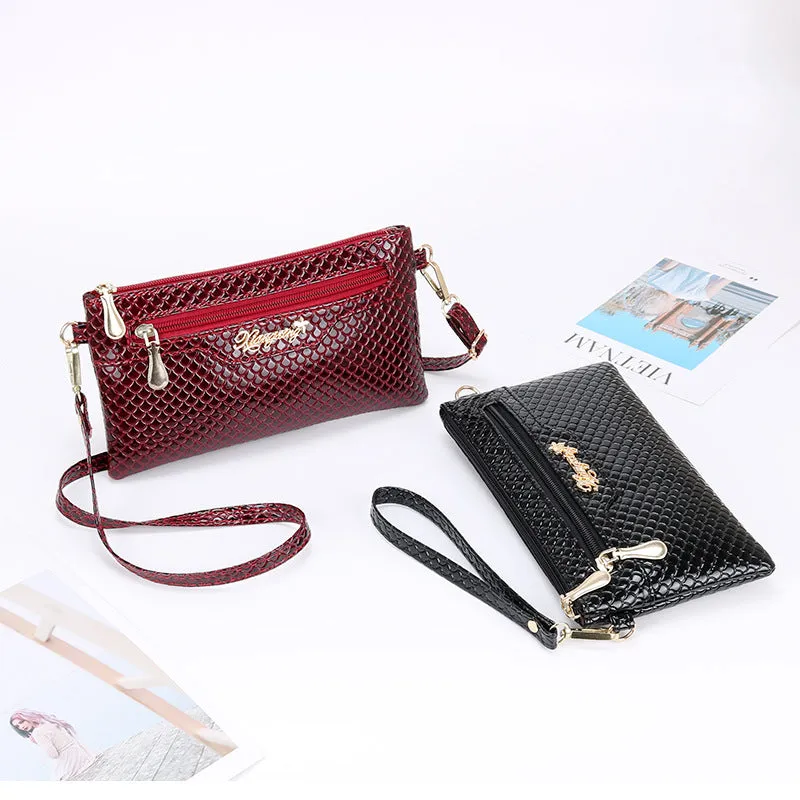 Women's Fashion Clutch Pouch Simple Mobile Shoulder Bags
