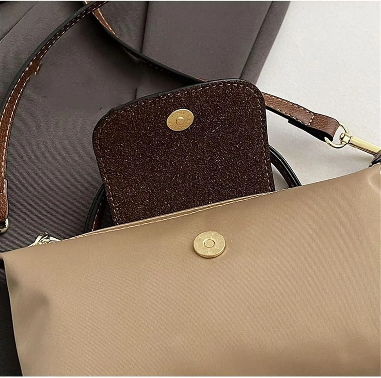 Women's Fashion Colorblock Mini Crossbody Bag Simple Flap Crossbody Bag Single Shoulder Crossbody Handbag