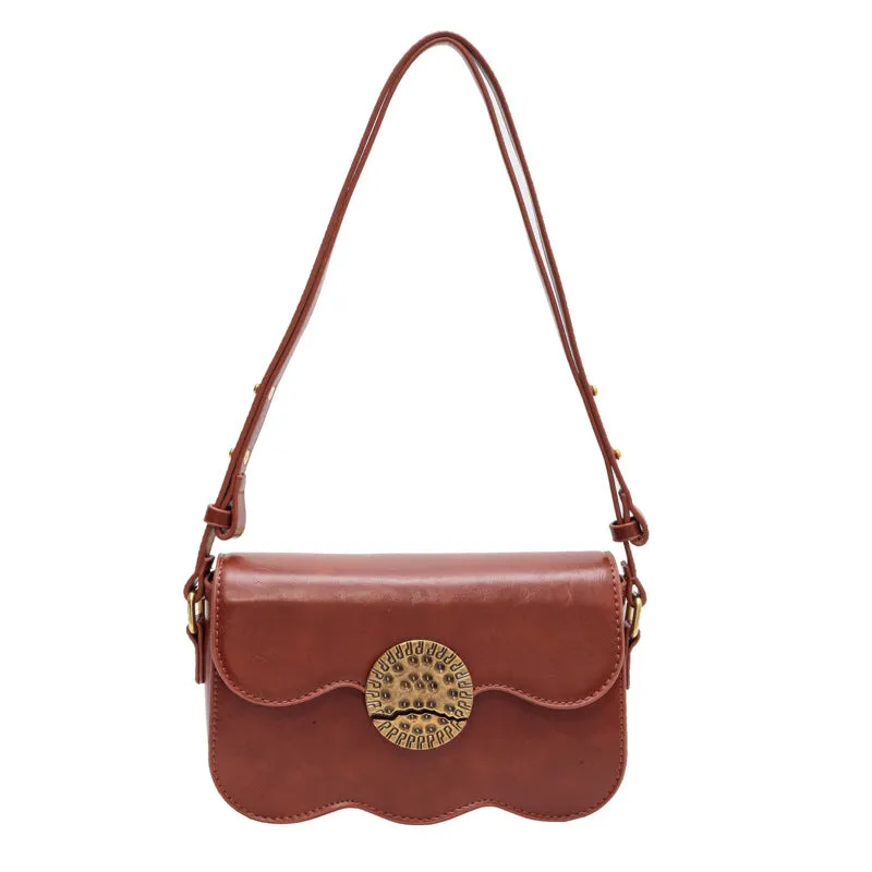 Women's Fashion Contrast Color Simple Western Style Bags