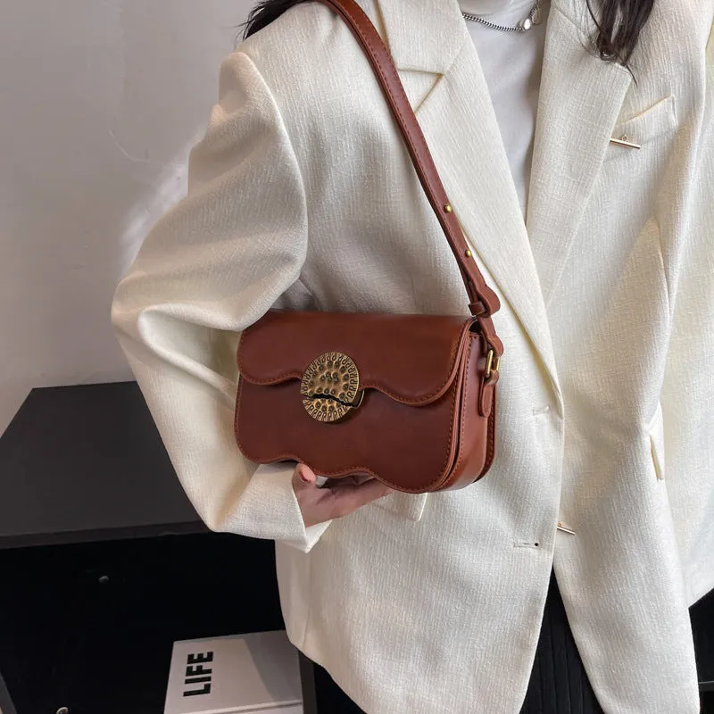 Women's Fashion Contrast Color Simple Western Style Bags