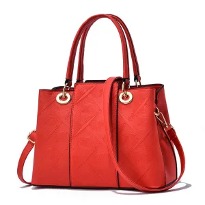 Women's Fashion Embossing Large Capacity Simple Shoulder Bags