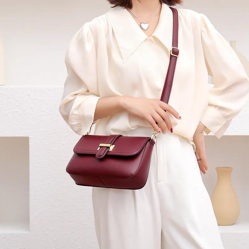 Women's Fashion Fashionable Texture Soft Leather Crossbody Bags