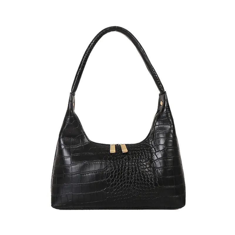 Women's Fashion Minimalism Texture Underarm Popular Today Shoulder Bags