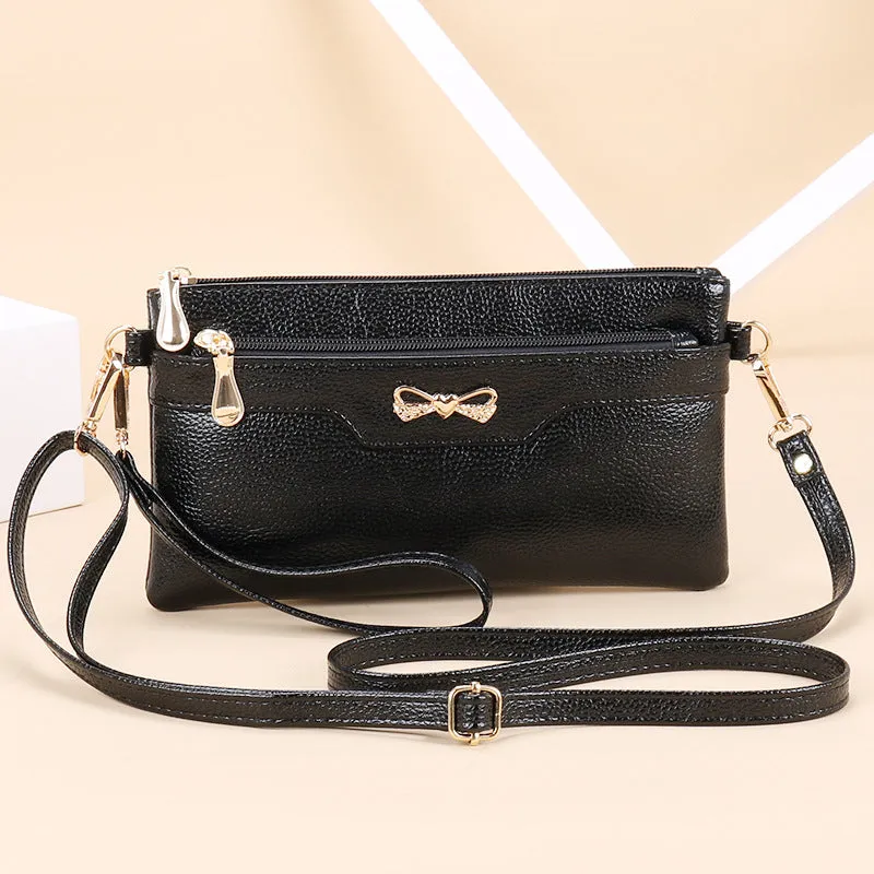 Women's Fashion Pouches Korean Versatile Simple Mobile Crossbody Bags