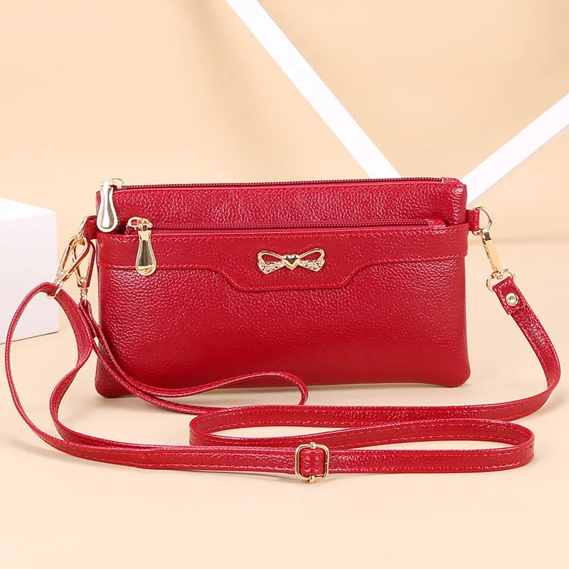 Women's Fashion Pouches Korean Versatile Simple Mobile Crossbody Bags
