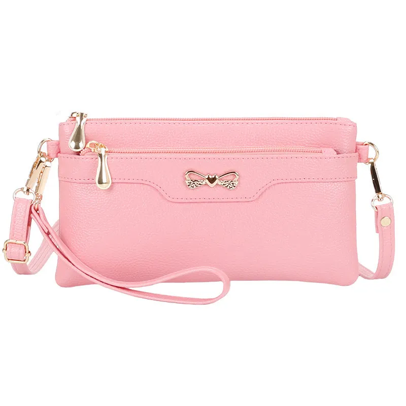 Women's Fashion Pouches Korean Versatile Simple Mobile Crossbody Bags