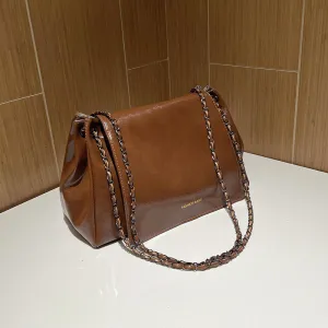 Women's Fashion Retro Autumn Chain Textured Crossbody Bags