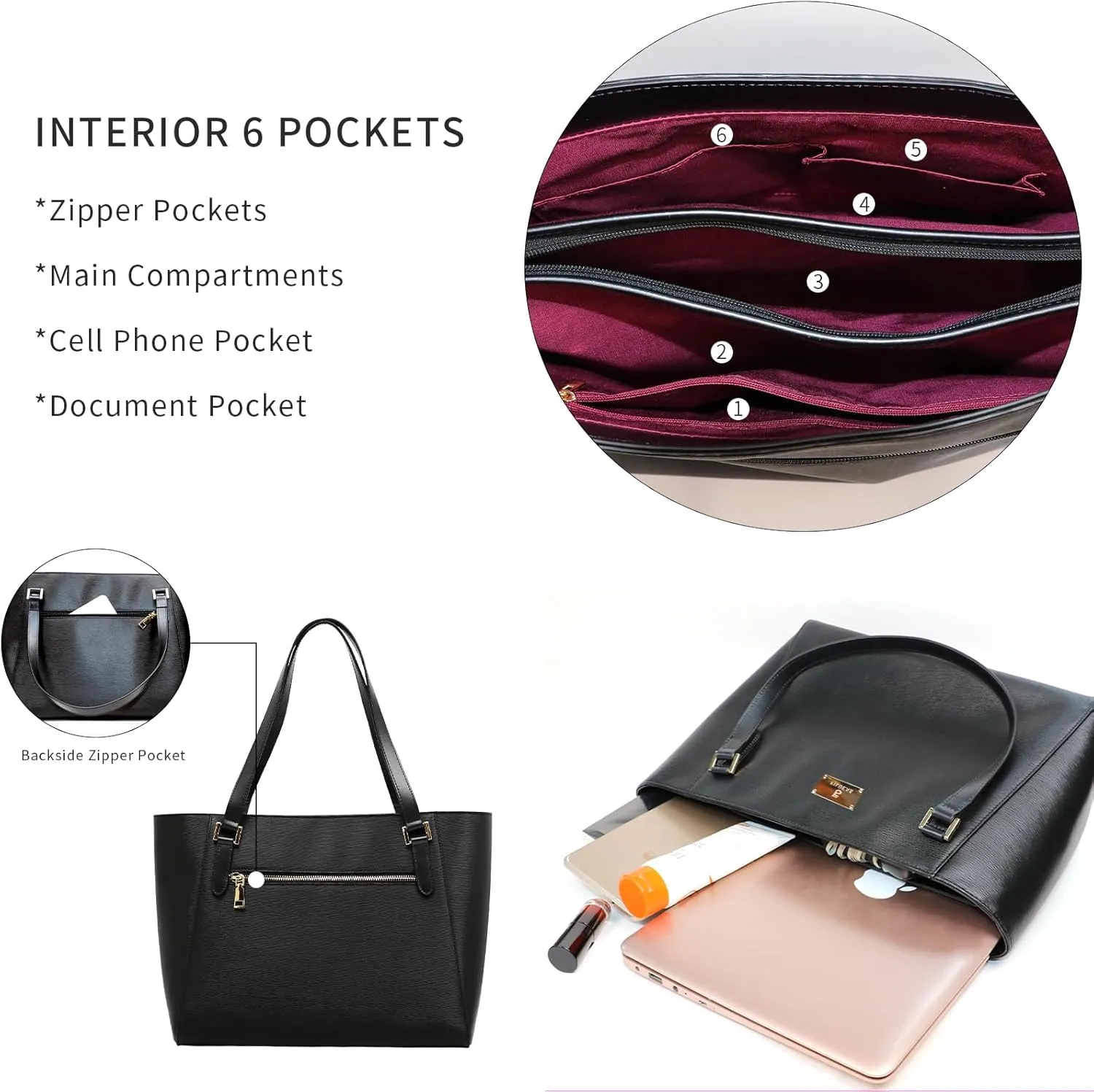 Women's Fashion Simple and Versatile Shoulder Bag Tote Bag