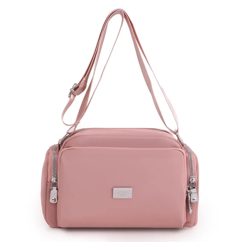 Women's Fashion Simple Korean Style Solid Crossbody Bags