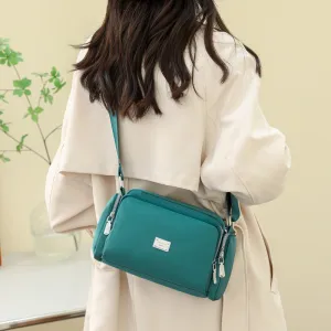 Women's Fashion Simple Korean Style Solid Crossbody Bags