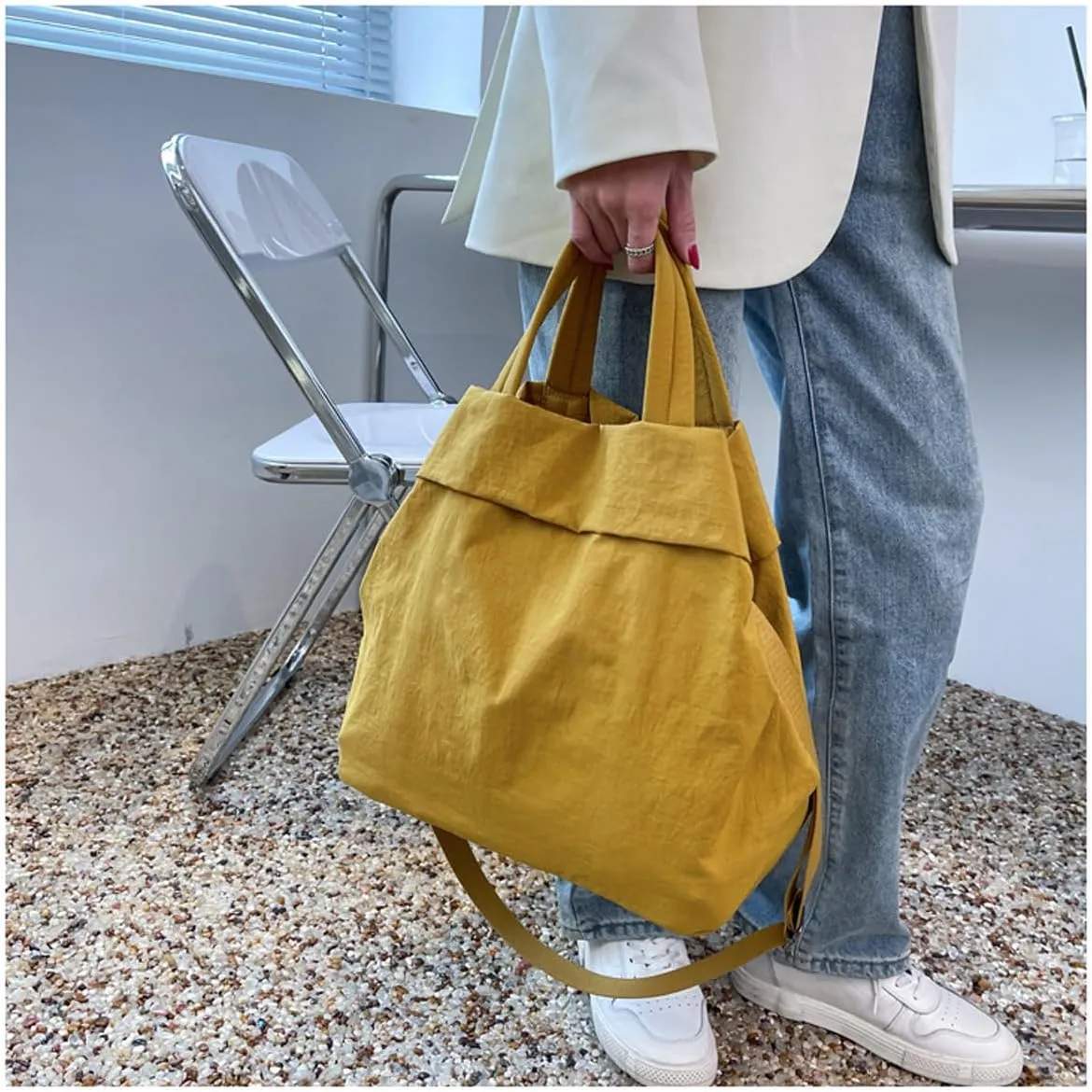 Women's handbag Japanese casual lightweight nylon cloth handbag shoulder crossbody bag