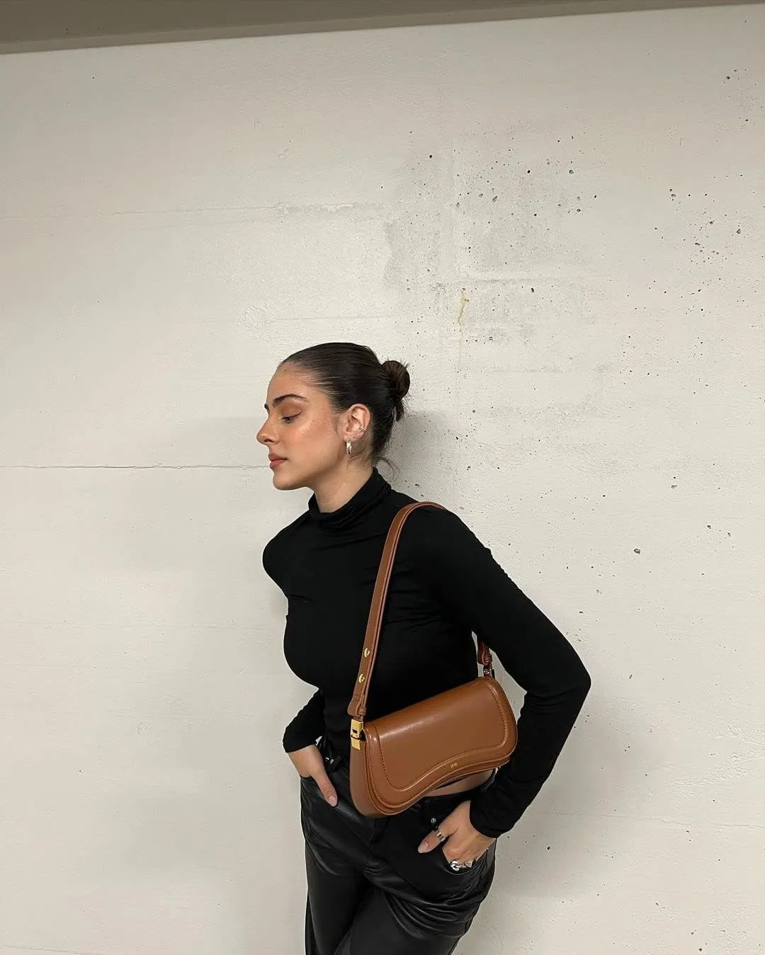 Women's Joy Black Shoulder Bag - Stylish & Versatile Handbag for Everyday Use
