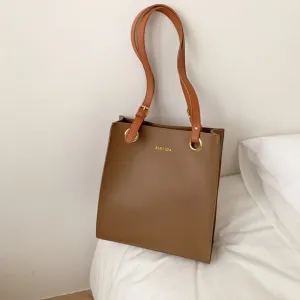 Women's Korean Fashion Simple Large Capacity Shoulder Bags