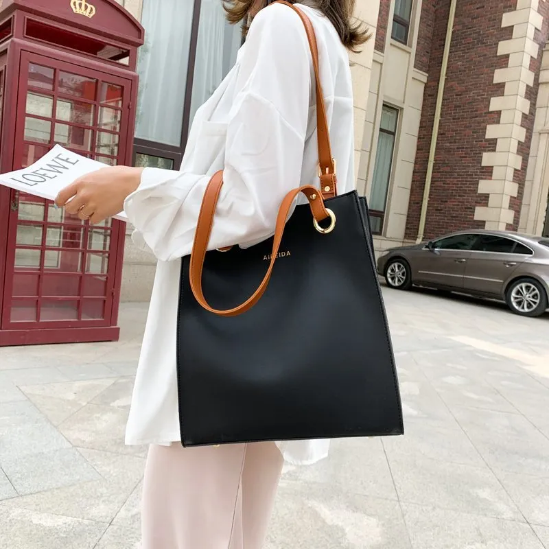 Women's Korean Fashion Simple Large Capacity Shoulder Bags