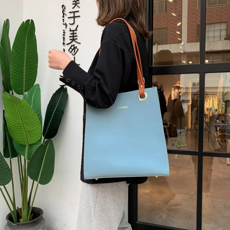 Women's Korean Fashion Simple Large Capacity Shoulder Bags
