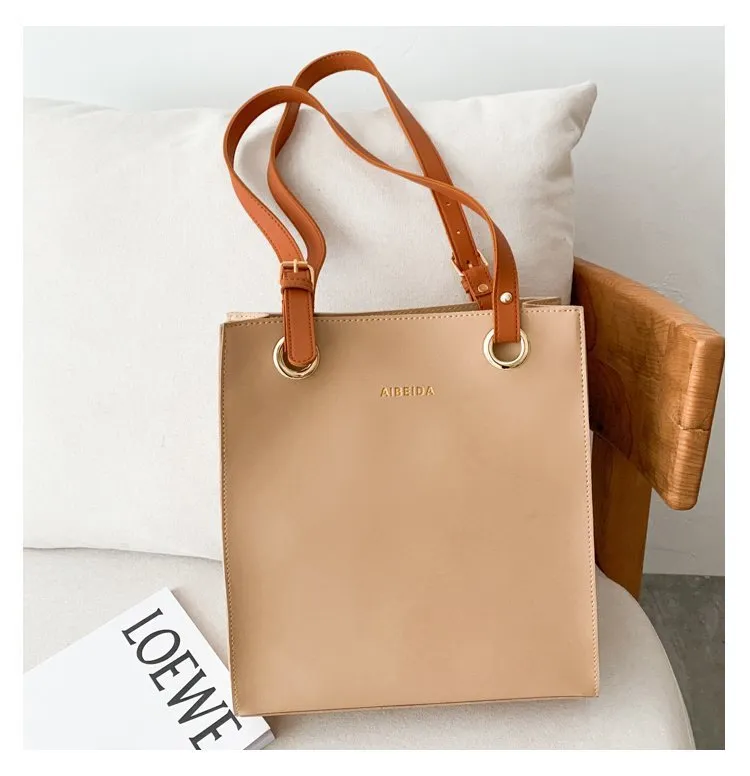 Women's Korean Fashion Simple Large Capacity Shoulder Bags