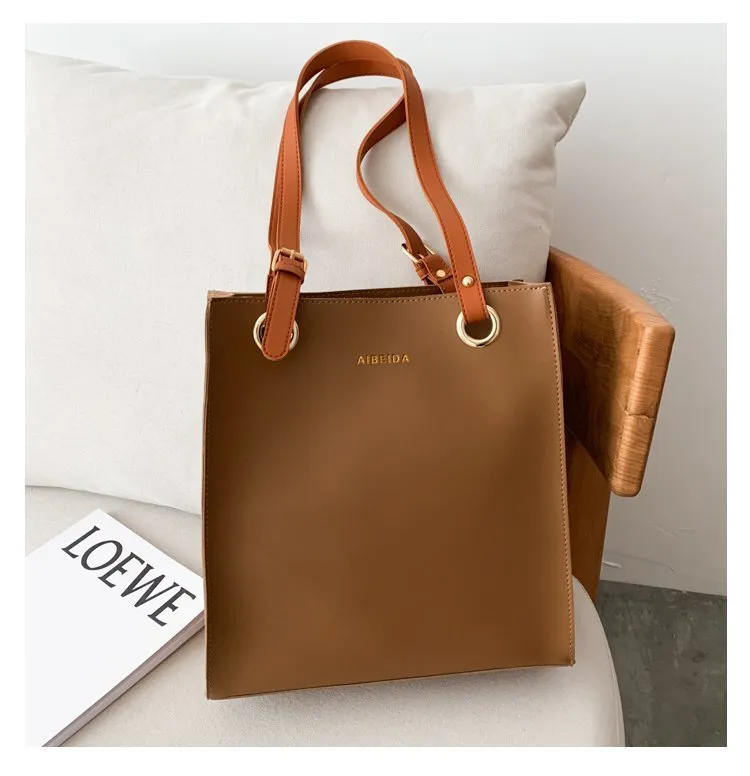 Women's Korean Fashion Simple Large Capacity Shoulder Bags