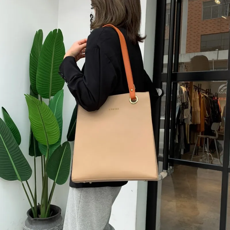 Women's Korean Fashion Simple Large Capacity Shoulder Bags