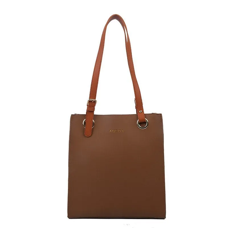 Women's Korean Fashion Simple Large Capacity Shoulder Bags