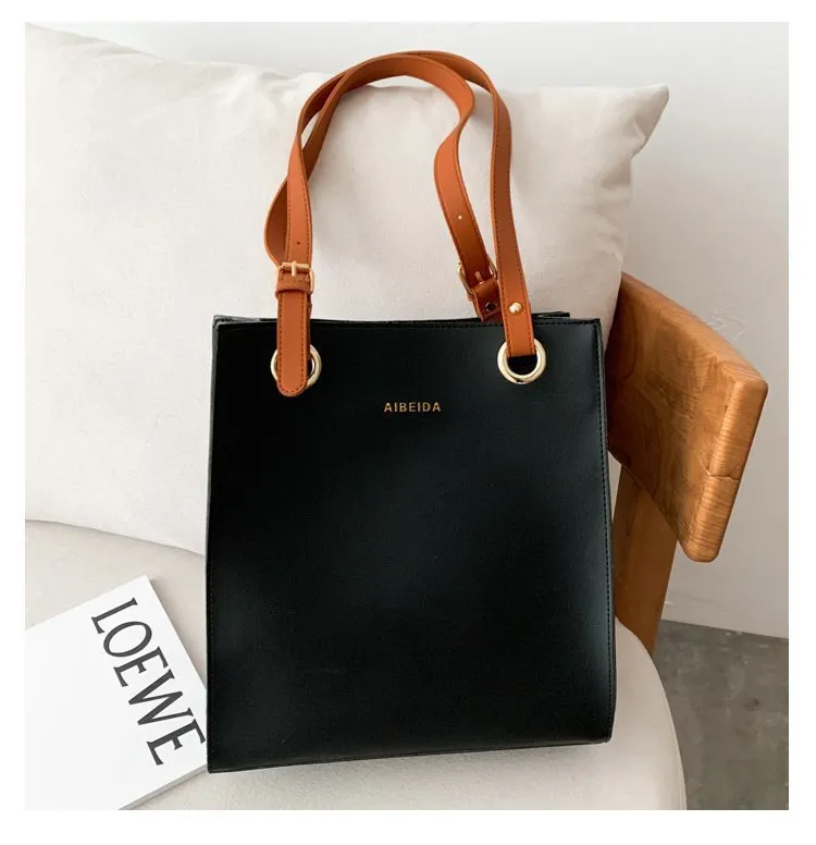 Women's Korean Fashion Simple Large Capacity Shoulder Bags