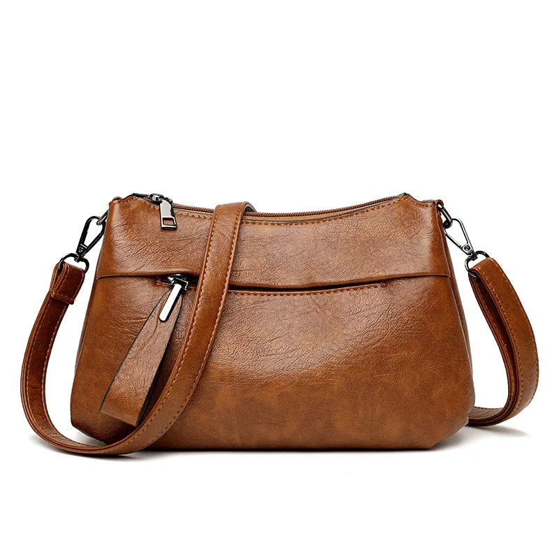 Women's Korean Fashion Simple Trendy Mom Elegant Crossbody Bags