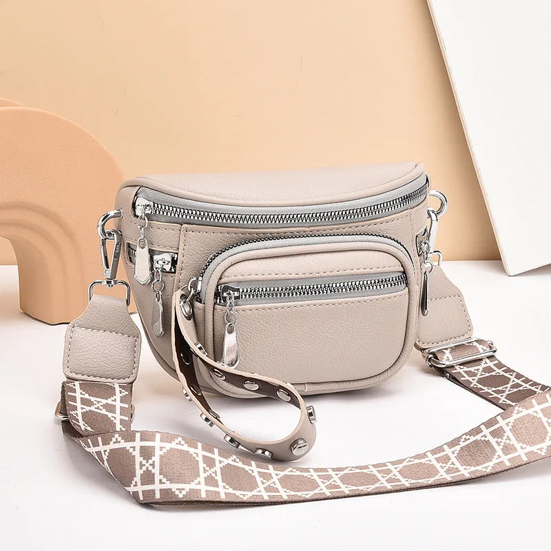 Women's Korean Simple Summer Di Xi Shoulder Bags